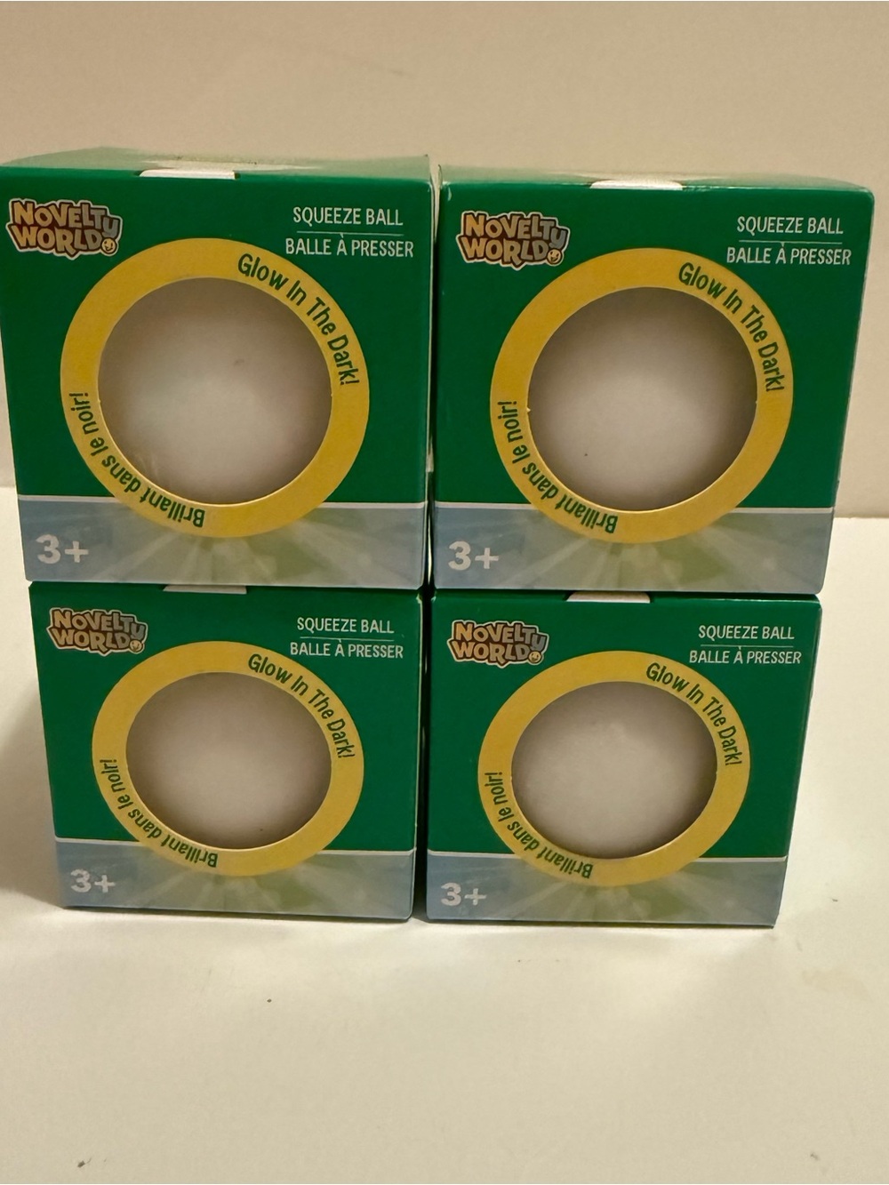 Glow in the Dark Squeeze Ball Squishy Bundle